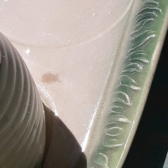 Salt and Pepper Shakers Honey Bee Hive Vintage Porcelain Set Tray Bowl Japan Set - Picture 12 of 14